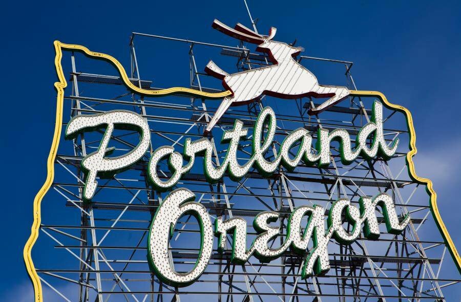 Portland Oregon sign