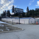 Front view of Northwest self storage facility in Post Falls, ID on E Seltice Way