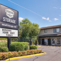 Front view of Northwest self storage facility in Hillsboro, OR on E Baseline St