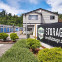 Front view of Northwest Self Storage facility in Clackamas, OR on Hwy 212