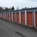 Drive up outdoor self storage units with roll up doors in Tacoma, WA on 18th Ave E