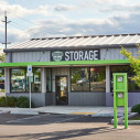 Front view of Northwest self storage facility in Salem, OR on Silverton Rd NE
