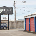 Front view of Northwest Self Storage facility in Eugene, OR on W 11th Ave