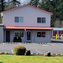 Front view of Northwest Self Storage facility in St Helens, OR on N Columbia River HWY