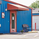 Front view of Northwest self storage facility in Eugene, OR on Hwy 99 N