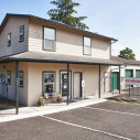 Front view of Northwest self storage facility in Camas, WA on N Shepherd Rd