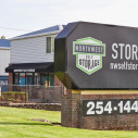 Front view of Northwest self storage facility in Vancouver, WA on SE 164th Ave